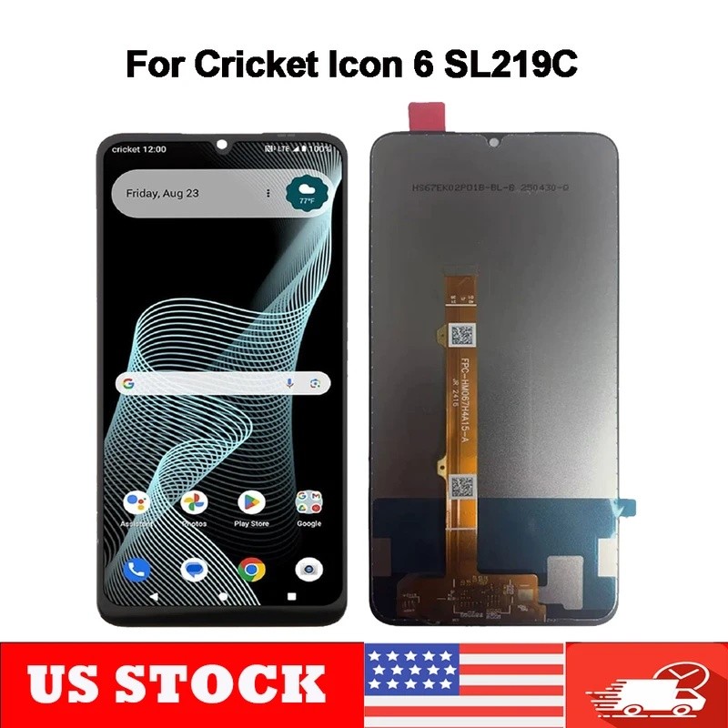 สําหรับไอคอนคริกเก็ต 6 SL219C จอแสดงผล LCD หน้าจอสัมผัส Digitizer ประกอบเต็มรูปแบบ