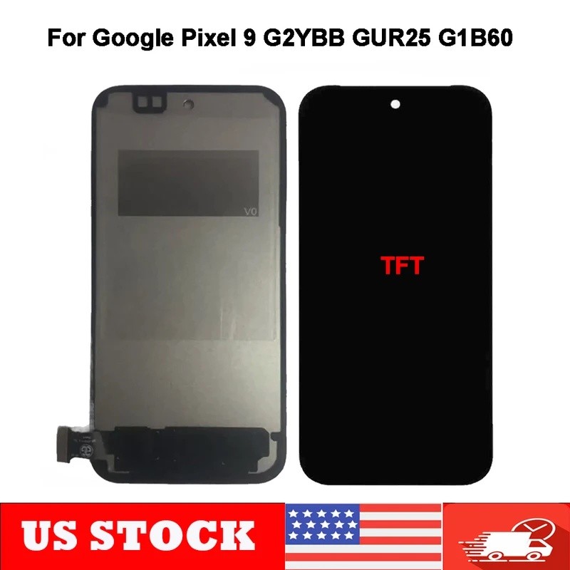 TFT สําหรับ Google Pixel 9 G2YBB GUR25 G1B60 จอแสดงผล LCD Touch Screen Digitizer Assembly