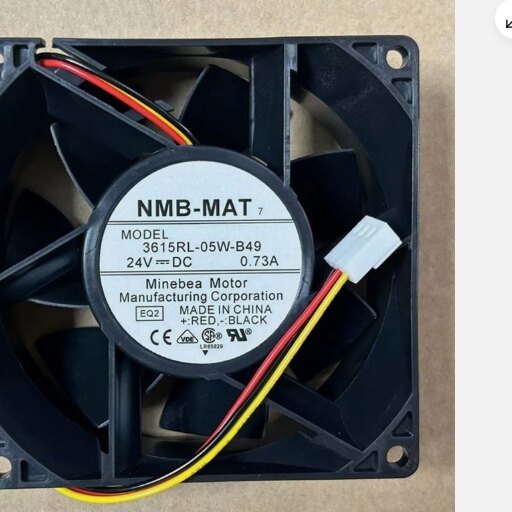 [พัดลมระบายความร้อนพร้อมสต็อก] 3615RL-05W-B30 DC24V 0.53 A 3615RL-05W-B39 3615RL-05W-B49 พัดลม