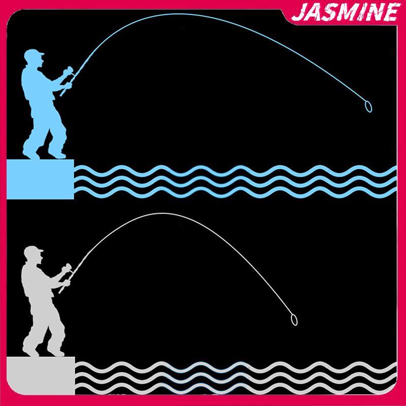 JASMINE 100M 8X สายตกปลา PE ถัก 8-Core 7.6-13.5 กก.เบส Pike ปลาคาร์พ JASMINE
