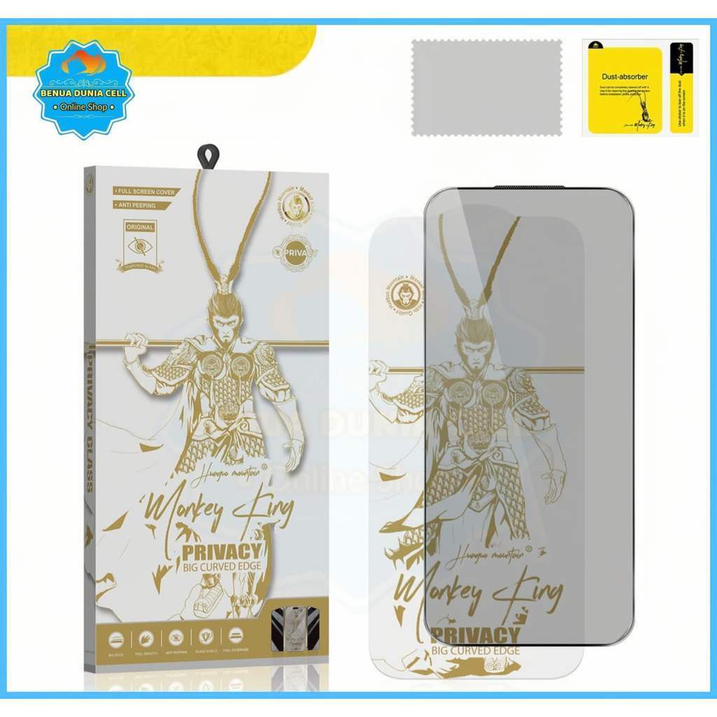 [MINIMAL 10 ชิ้น] KA - A07 TEMPERED GLASS SPY MONKEY KING สําหรับ OPPO A1K A15 A15S A16 A16S A16E A1