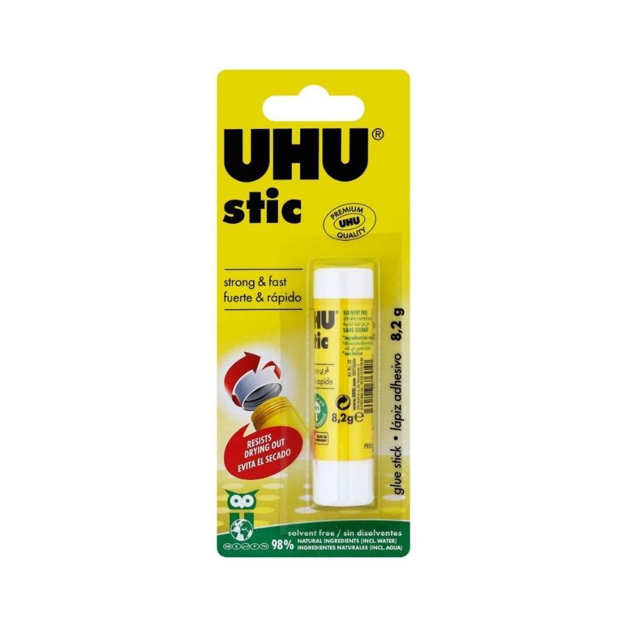 ยู้ฮู กาวแท่งเล็ก UHU Glue Stick 8.2g. 9ml.
