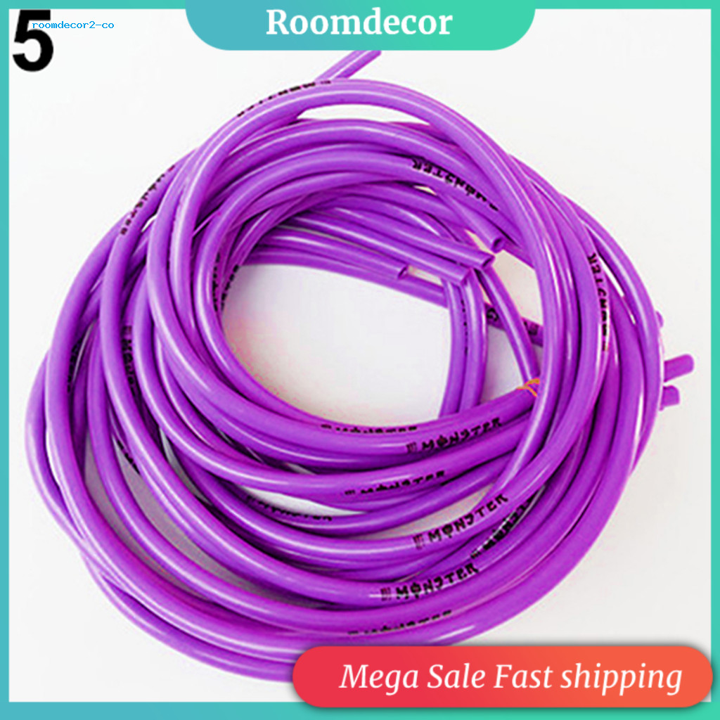 <roomdecor>Universal Motorcycle Bike 1M Petrol Fuel Hose ท่อน้ํามันแก๊ส 5 มม.I/D 8 มม.O/D Tube