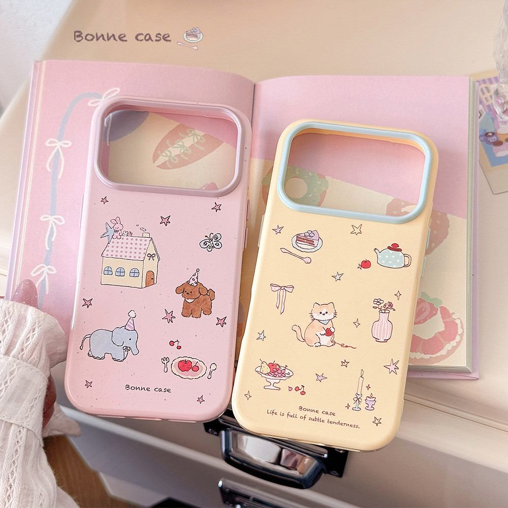 [Sheren] Fun ins เคสโทรศัพท์น่ารักเหมาะสําหรับ i17 16 15 14 13 12 11 pro max  เคสไอโฟน