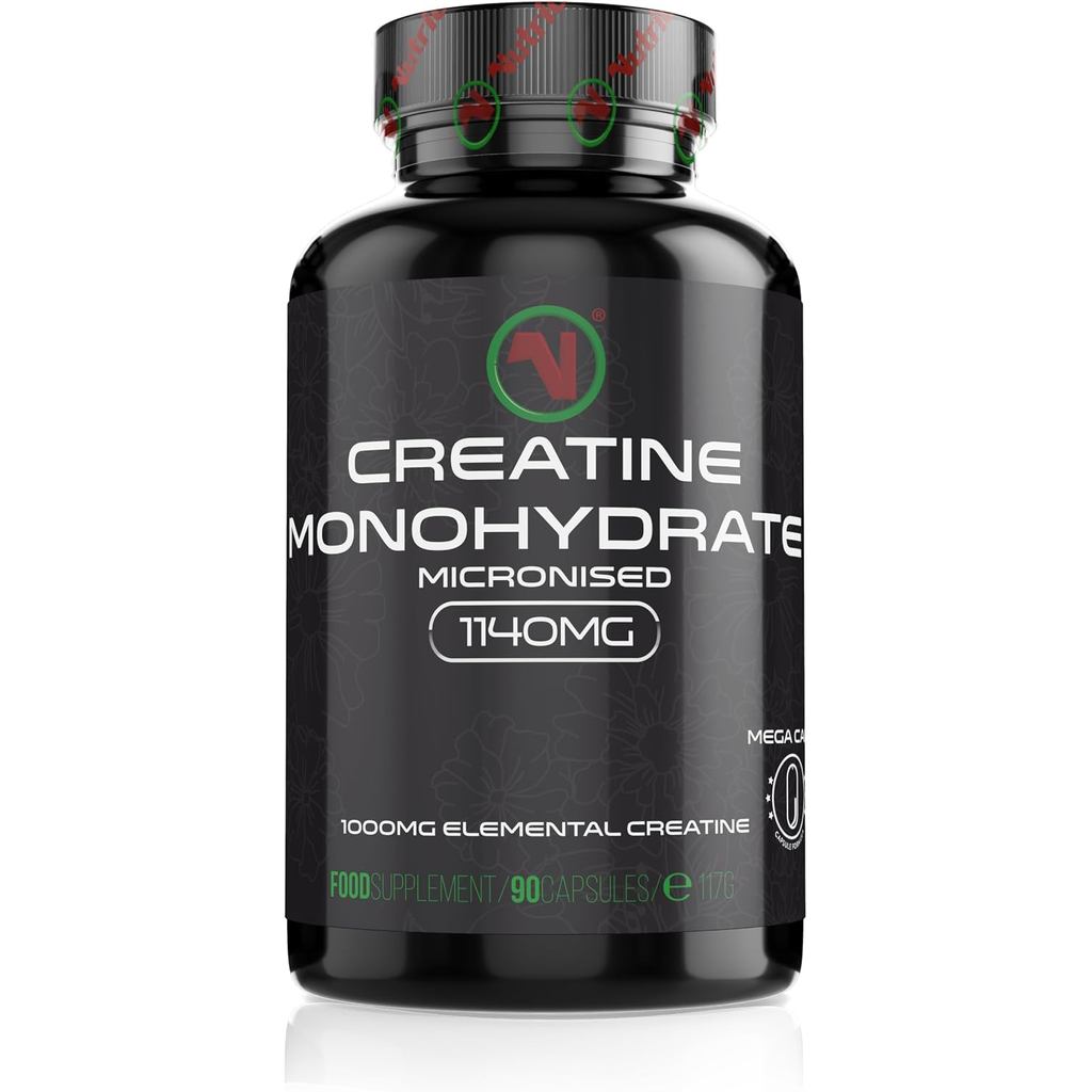 Creatine Monohydrate Mega Capsules – Pre Workout & Post Workout อาหารเสริมสําหรับประสิทธิภาพกล้ามเนื