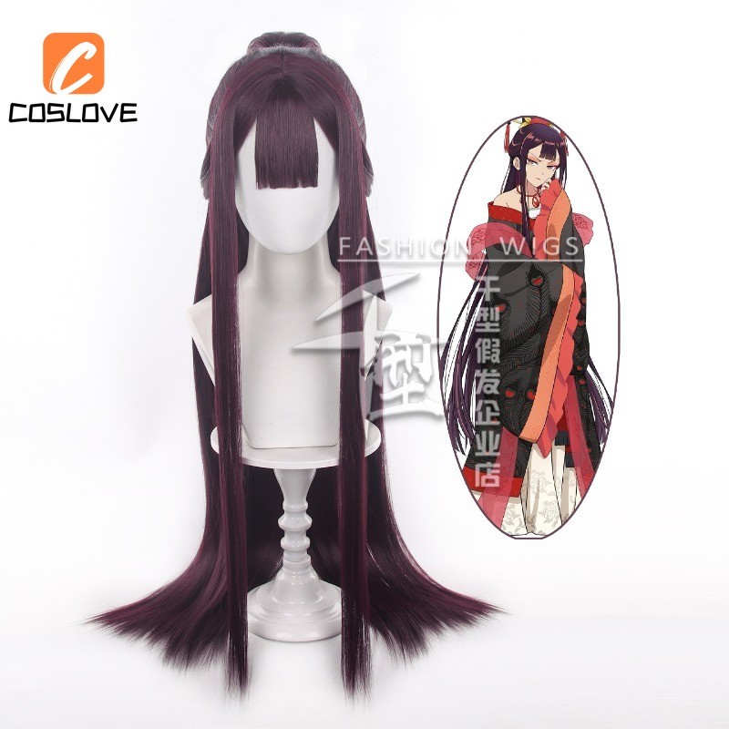 อะนิเมะ Inept Villaness Shu Keigtsu คอสเพลย์วิกผมยาวตรงสีม่วงสี Hait จีนโบราณสไตล์วิกผมคอสเพลย์สําหรับกิจกรรม