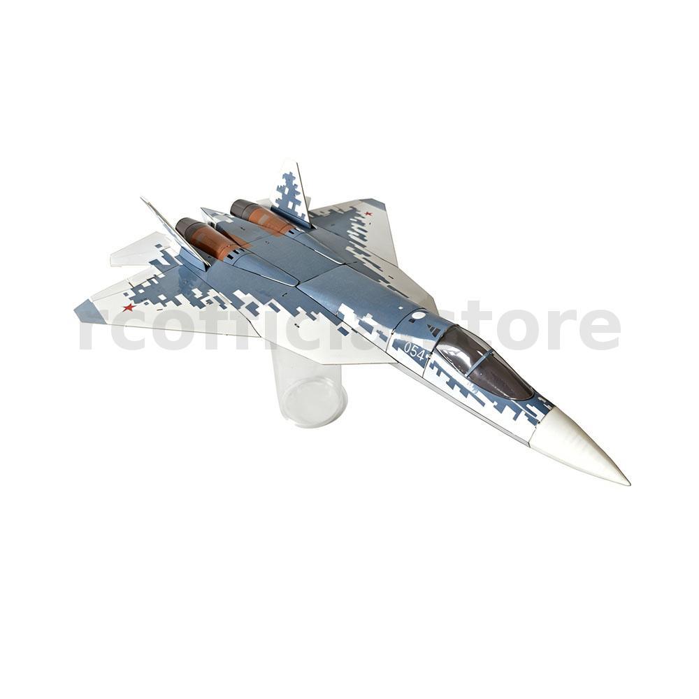 SU57 J10 Dual 30mm EDF Ducted Fan Unit 415mm Wingspan Brushless RC เครื่องบินปีกคงที่ Warbird ชุด/PN