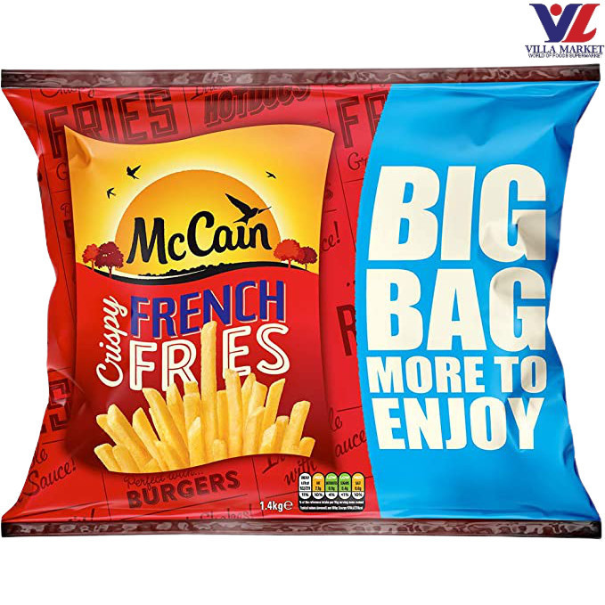 Mccain Crispy French Fries 1.4 Kg.แมคเคน เฟรนช์ฟรายส์กรอบ French Fries