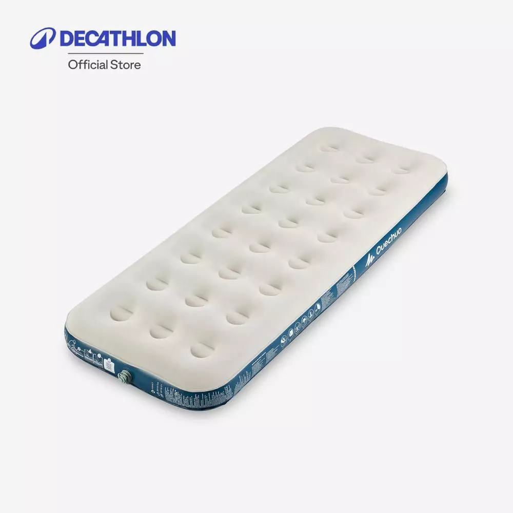 Decathlon Single Air Bed - 70Cm Air Basic ที่นอนสำหรับ 1 คนใช้ในการตั้งแคมป์ รุ่น Air Basic ขนาด 70 ซม. - White