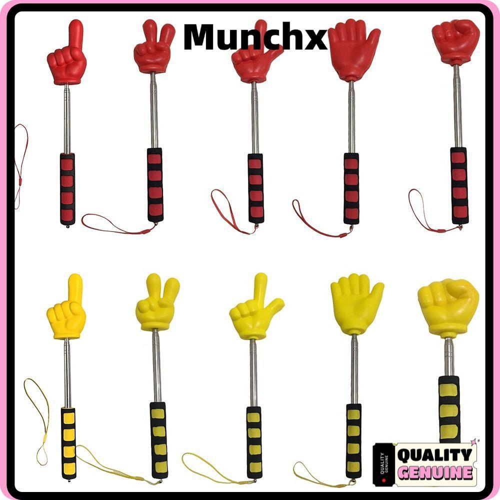 MUNCHX แท่งอ่านหนังสือนิ้ว, ไม้สอนสแตนเลสดีไซน์นิ้ว, ก้านยืดไสลด์ที่ทนทาน การเรียนรู้การศึกษาของเล่นครู