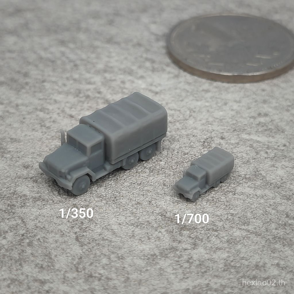 M35A2 รถบรรทุกเรซิ่นสีขาวรุ่น 1/350/700 Tank Chariot Miniature รุ่น TK266 Z6WJ
