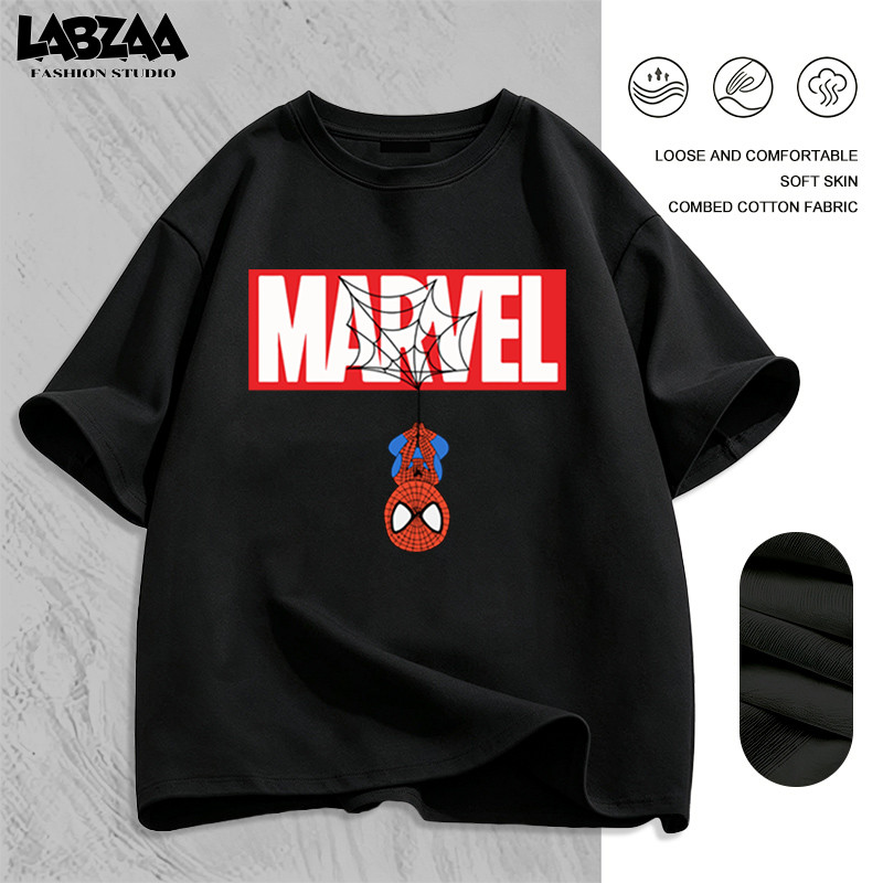 LABZAA تيشيرت واسع بنقش عنكبوت — صورة 2