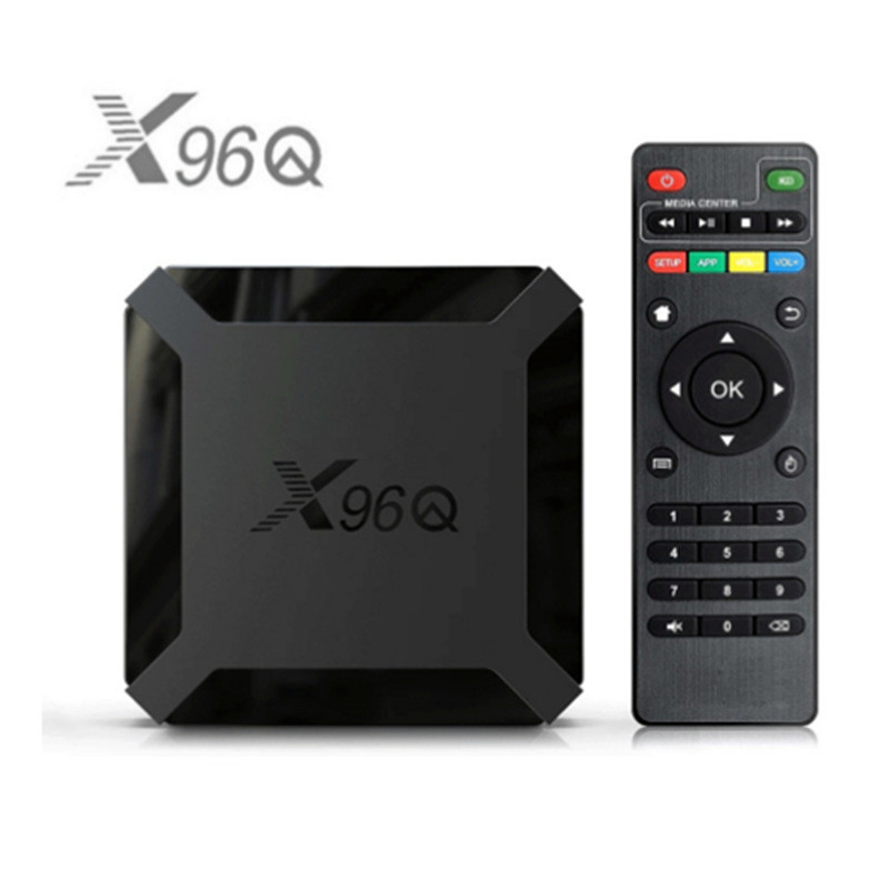 คลังสินค้าพร้อม X96Q Set-Top box กล่องทีวี WIFI ไร้สาย Quanzhi H313 Android 10 กล่องทีวี