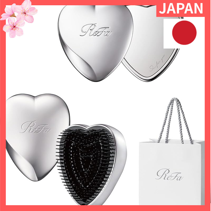 ReFa HEART MIRROR (Silver, Brush Set, Brush Set)