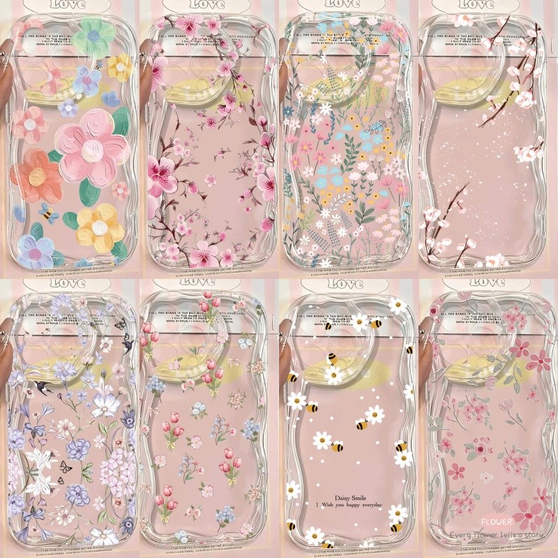 เต็มหน้าจอดอกไม้ที่มีสีสันเคสโทรศัพท์สําหรับOPPO Realme 16T 16 15T 16 Pro C85 Pro C100i C63 C61 C61 