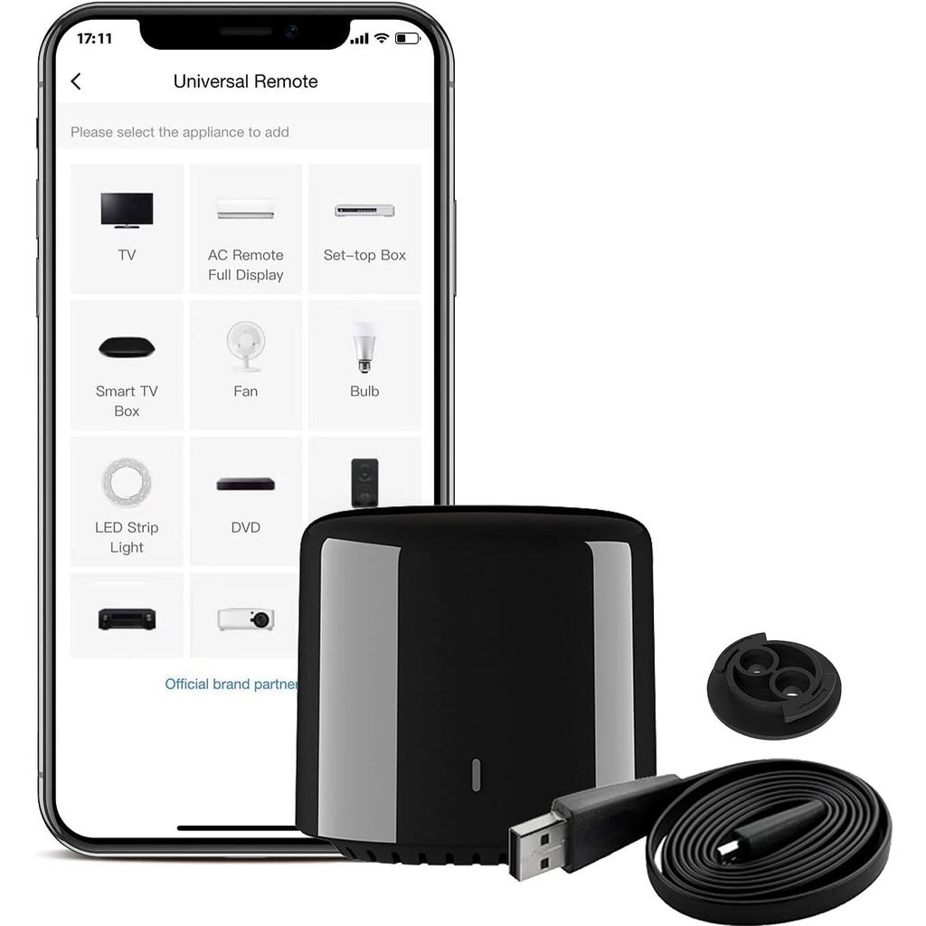 Bestcon RM4C Mini Universal IR Blaster WiFi รีโมทคอนโทรลอินฟราเรดเข้ากันได้กับ Alexa Google Home สํา