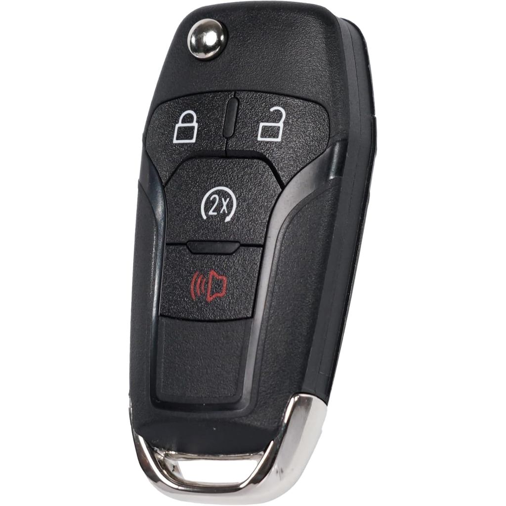 SUPALAND Flip Key Fob Shell กรณีเปลี่ยนเหมาะสําหรับ Ford F150 F250 F350 F-150 F-250 Bronco Ranger Ra