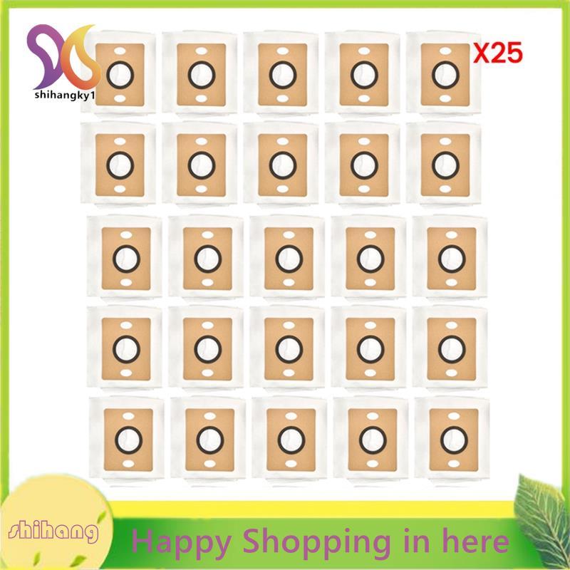 25PCS ถุงเก็บฝุ่นสําหรับ V9 V9 PRO A12 PRO A30 PRO เครื่องดูดฝุ่นเปลี่ยนถุงสูญญากาศอะไหล่