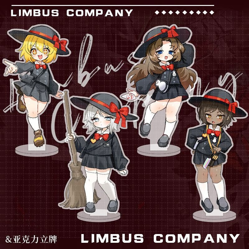 Don Quixote Faust Ishmael ยืนอะนิเมะ KeyChain ‌Limbus Company Men Key Chain สําหรับผู้หญิงการ์ตูนอะค