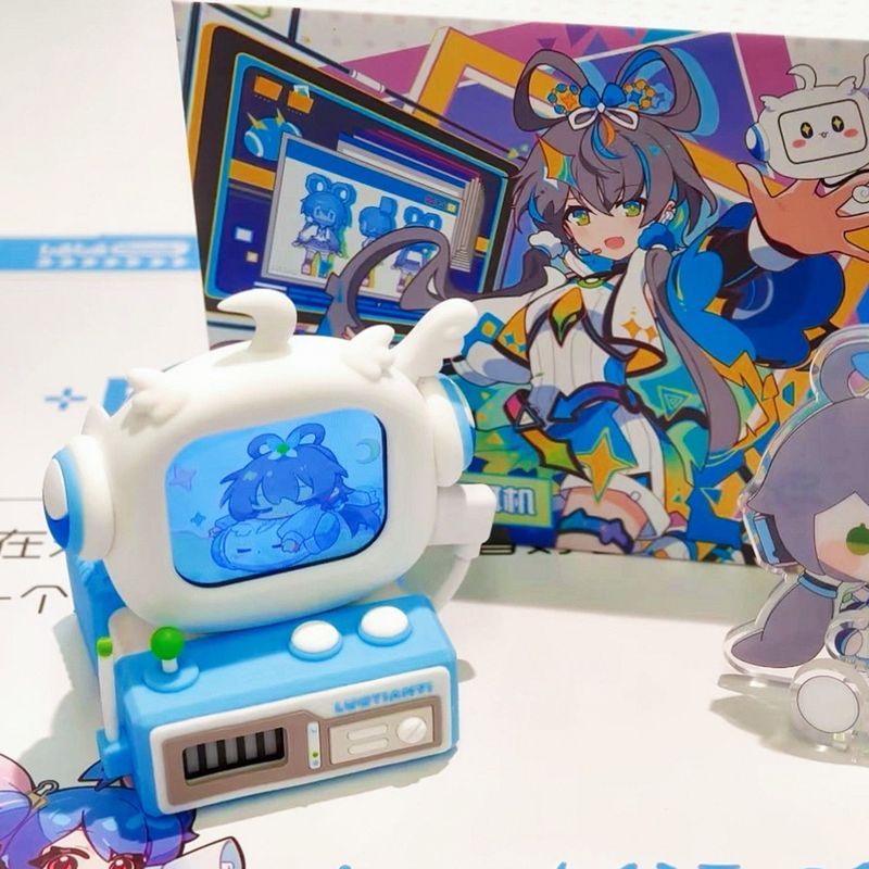 Bilibili Vsinger Vsinger Vsinger Vsinger ขนาดเล็กทีวี LCD หน้าจอสัมผัสชุดหูฟังบลูทูธไร้สายที่แท้จริง