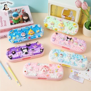 ✨🎊แพ็ควัสดุ DIY กล่องดินสอ กล่องเครื่องเขียนครีมหมากฝรั่ง แฮนด์เมด สําหรับใส่เครื่องเขียน ของขวัญสําหรับเด็ก