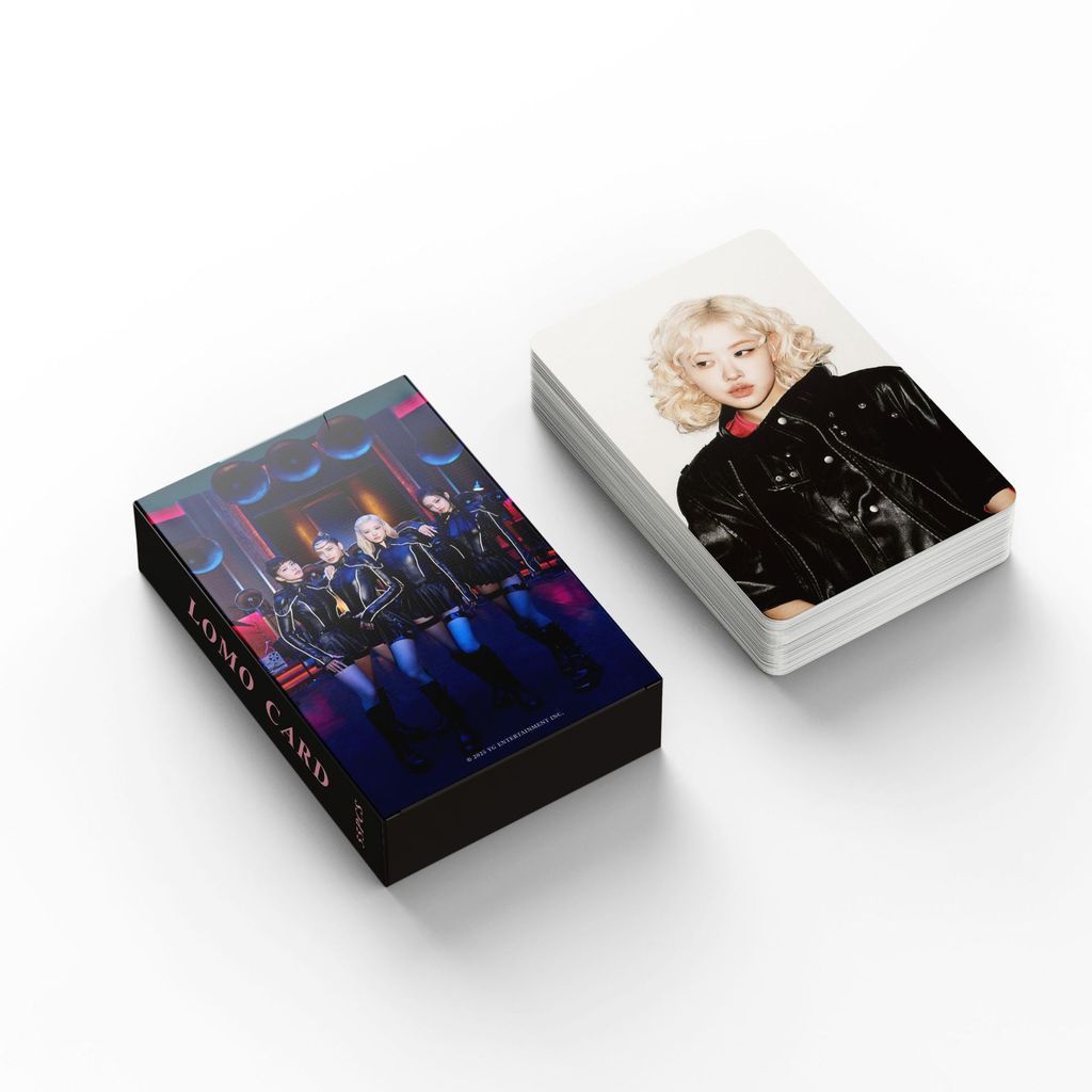 พร้อมสต็อก 55 แผ่นหมึกสีชมพู BP Laser Photocard 9th Anniversary 9th Ann Photocard Lomo Laser Card Ro