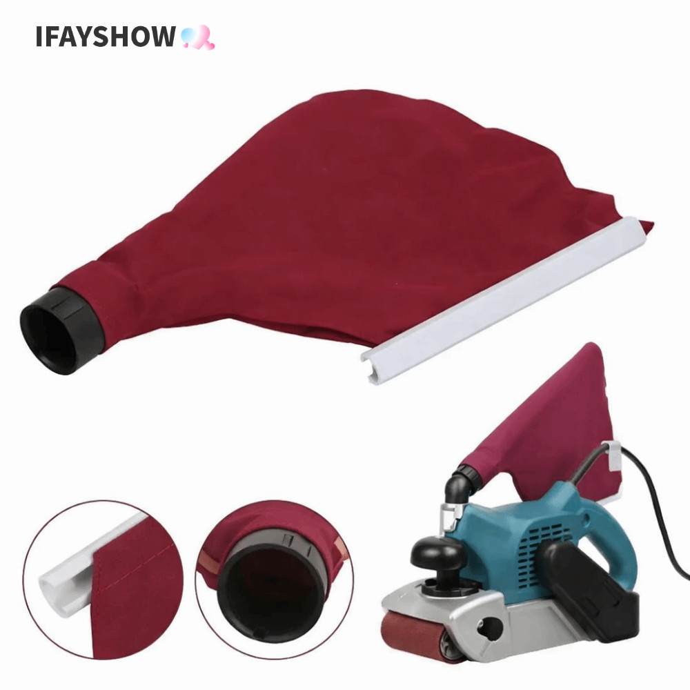IFAYSHOW Sander ถุงเก็บ ผ้าคลุมกันฝุ่นทดแทนแบบปรับได้, ถุงเก็บฝุ่นผ้าป้องกันฝุ่นสําหรับ Makita 9403 เครื่องขัดเข็มขัด