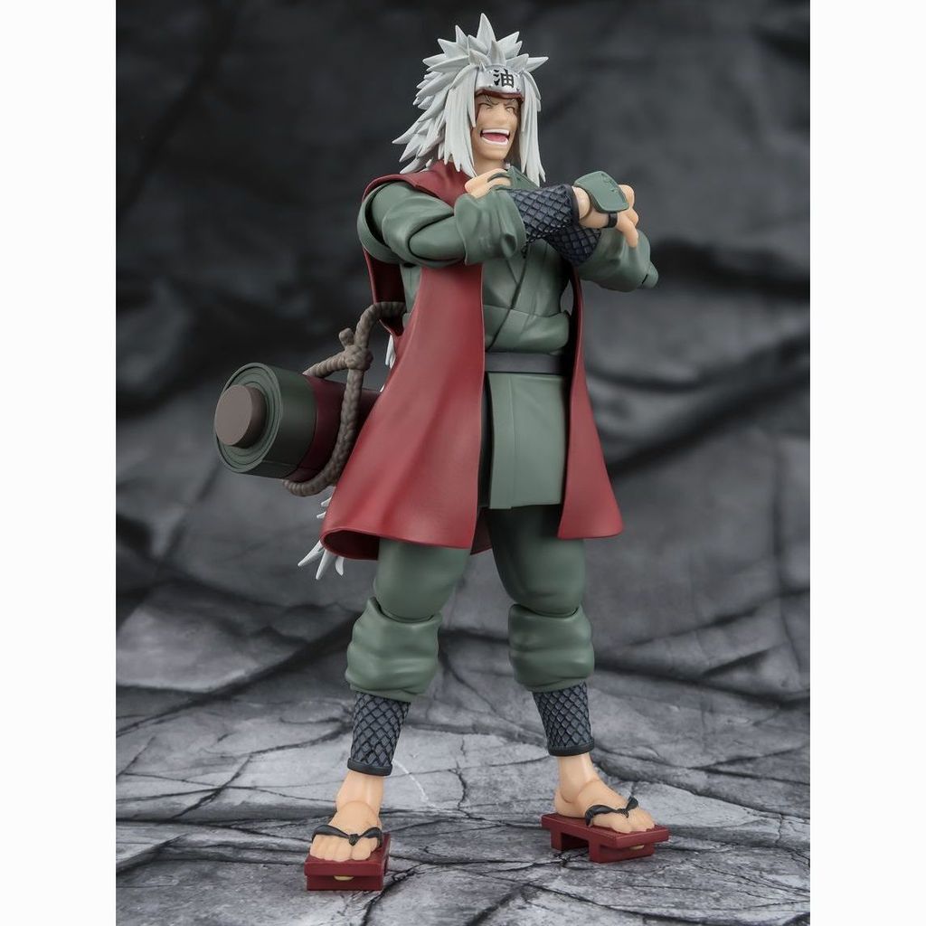 [ขายพร้อมสต็อก] Bandai SHF Jiraiya Immortal Art Konoha Haojie Immortal Mode Naruto Movable