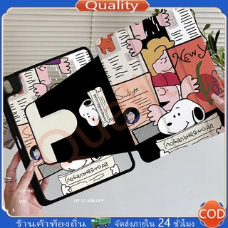 เคส iPad Gen9 Gen11 Air6 ที่ใส่ปากกา หนังสือพิมพ์สนูปปี้ เคสiPadหมุน 360° Air7 Gen10