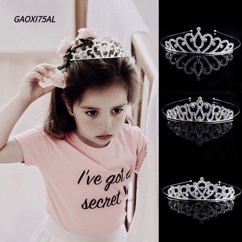 GAOXI75AL Queen Princess Crown สําหรับผู้หญิงพรหมปาร์ตี้แฟชั่นเจ้าสาวเครื่องประดับผม
