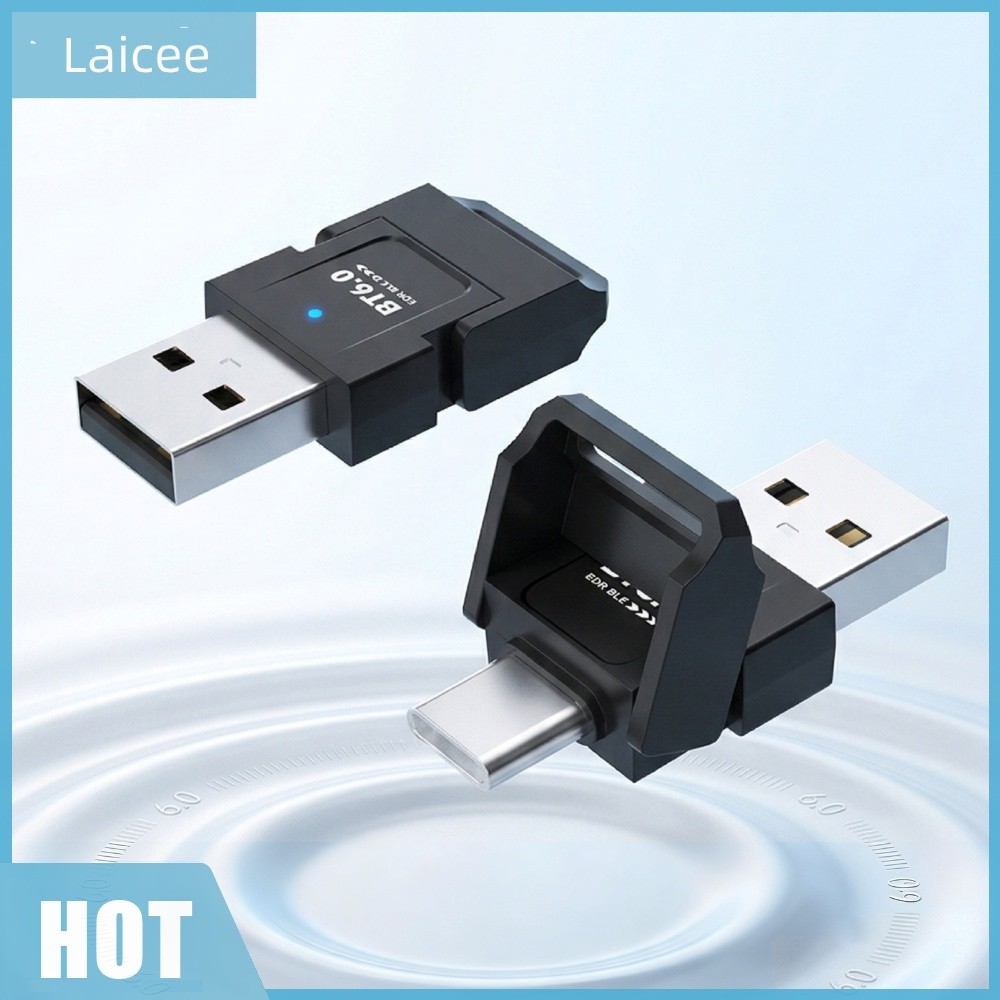 [Laicee.th] BT 6.0 Dongle Receiver EDR & BLE สําหรับคีย์บอร์ดเมาส์ลําโพงหูฟัง