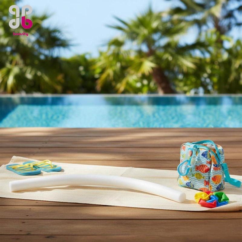 ความBaosity Foam Pool Noodle Hollow Core Buoyant Noodle ท่อโฟมทุ่นสําหรับเด็ก, ผู้เริ่มต้น, ดริฟท์