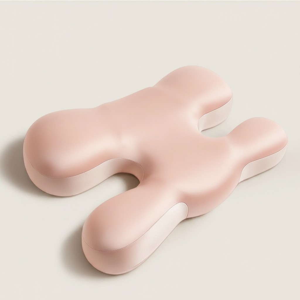 Contour Pillow Side Sleeper Memory Foam Pillow เครื่องนอน Ergonomic Contoured สําหรับห้องนอน, Salon