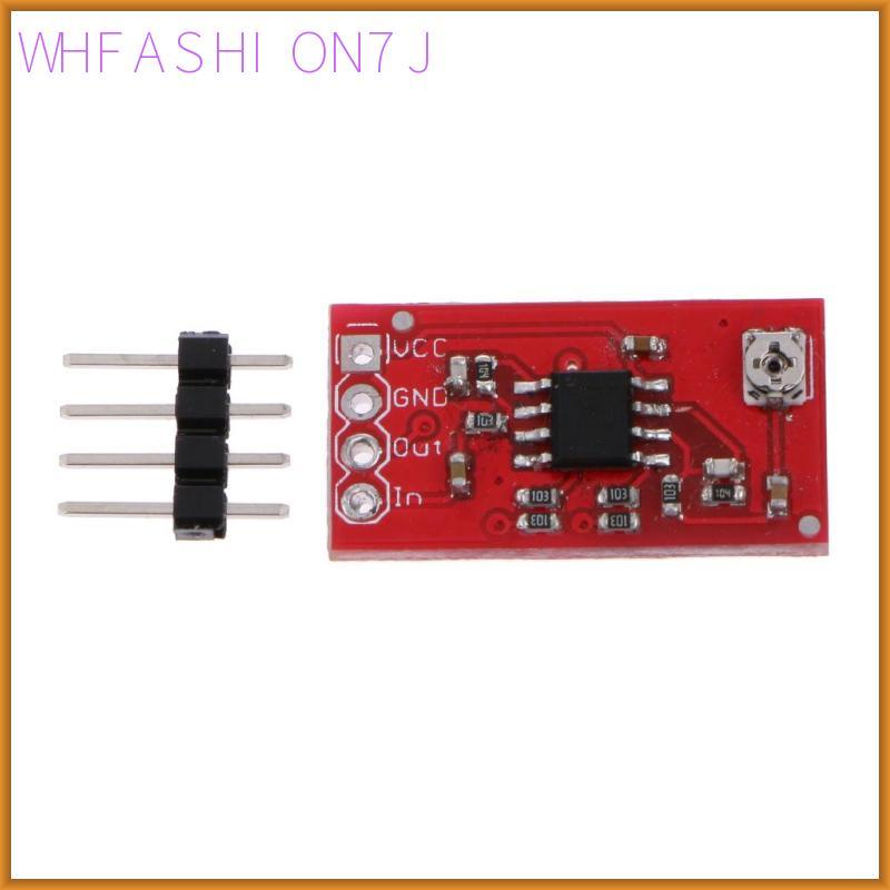 [whfashion7j] LMV358 100 Times Gain Signal Amplifier Module สีแดงสําหรับ Ardiuno