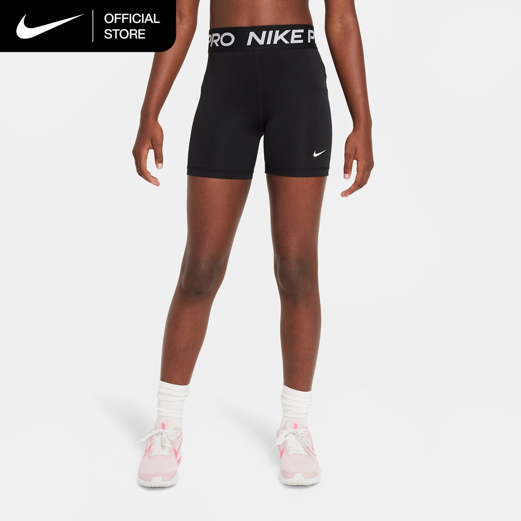 Nike Girls' Pro Shorts - Black [DA1033-010]