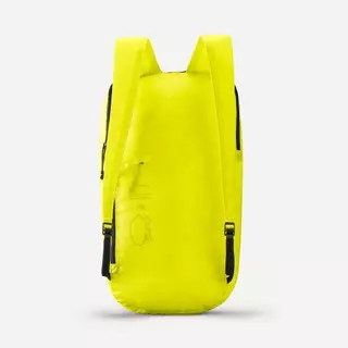 Decathlon Foldable Backpack 10L - Travel กระเป๋าเป้พับเก็บได้รุ่น Travel 100 ขนาด 10 ลิตร - Yellow