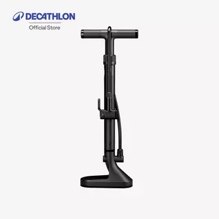 Decathlon Bike Floor Pump 100 ที่สูบลมจักรยานตั้งพื้นรุ่น 100 - Black