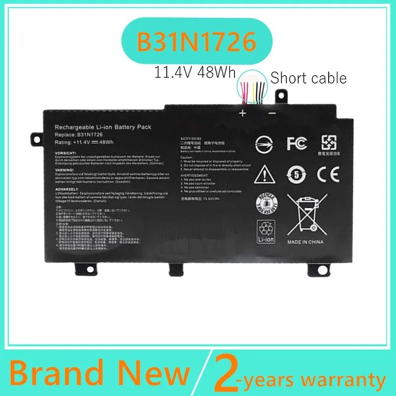 B31N1726 แบตเตอรี่แล็ปท็อปสําหรับ ASUS TUF Gaming FX505G FX505GM FX505DT FX505DV FX505DU FX505DY FX5