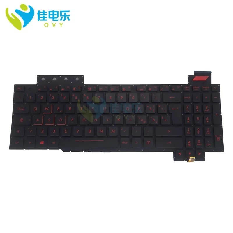 IT BE CS FR GK Backlight แป้นพิมพ์แล็ปท็อปสําหรับ ASUS FX63 FX503 fx503v fx503vd fx503vd-wh51 fx503v