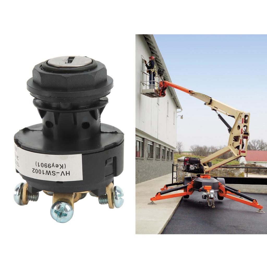 Lemendhk สวิตช์กุญแจจุดระเบิด 3 ตําแหน่ง 4360469 สําหรับ JLG T350 633E3 1932E3 1532E2 1932E2 10042 ไ