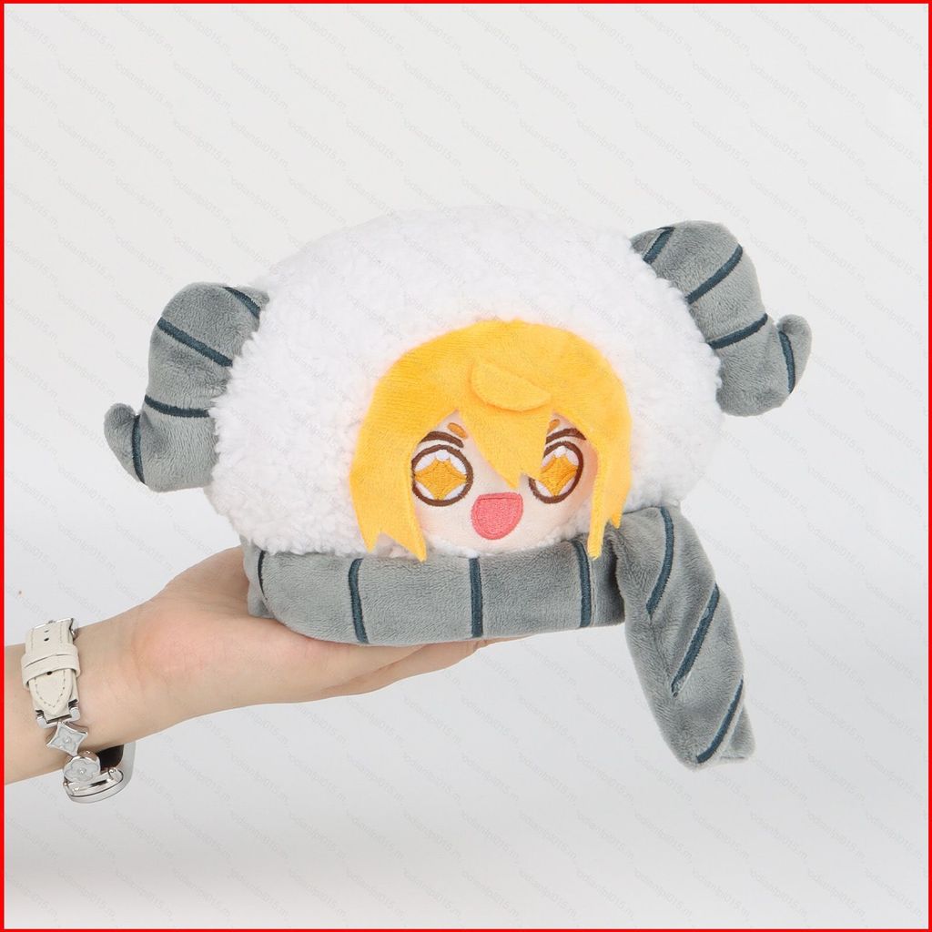 PF Limbus Company Don Quixote Plushie แกะ Ram Horn Mochi ตุ๊กตาตุ๊กตาปุยสีขาวรอบตุ๊กตาของเล่น