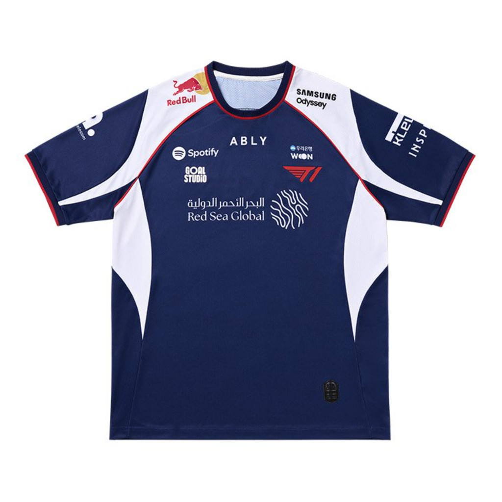 MSI 2026 LOL INTERNATIONAL Jersey แฟน T1 ผู้ชาย Breathable O-คอแขนสั้น FAKER Sportwear เสื้อยืดลําลอ