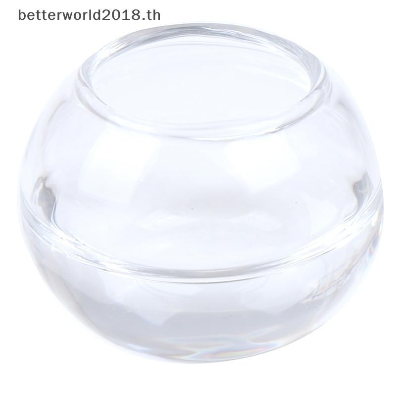 [bet] 1x Dollhouse Miniature Mini Fish Tank ชามแก้วขนาดเล็กบ้านตุ๊กตาอุปกรณ์เสริม [TH]