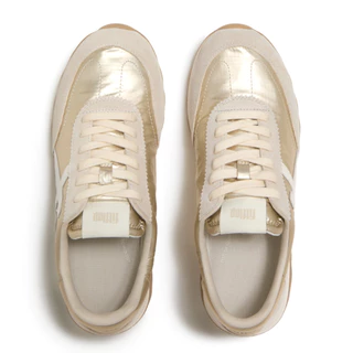 FITFLOP RETRO-Q FF M-FABRIC/SUEDE รองเท้าผ้าใบผู้หญิง รุ่น A5Q-675 สี PLATINO