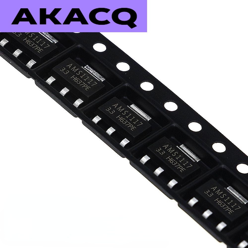 50PCS Original AMS1117 LDO SOT-223 AMS1117 3.3V 1.2V 1.5V 1.8V 2.5V 5.0V ADJ AMS1117 LM1117 1117 แรง