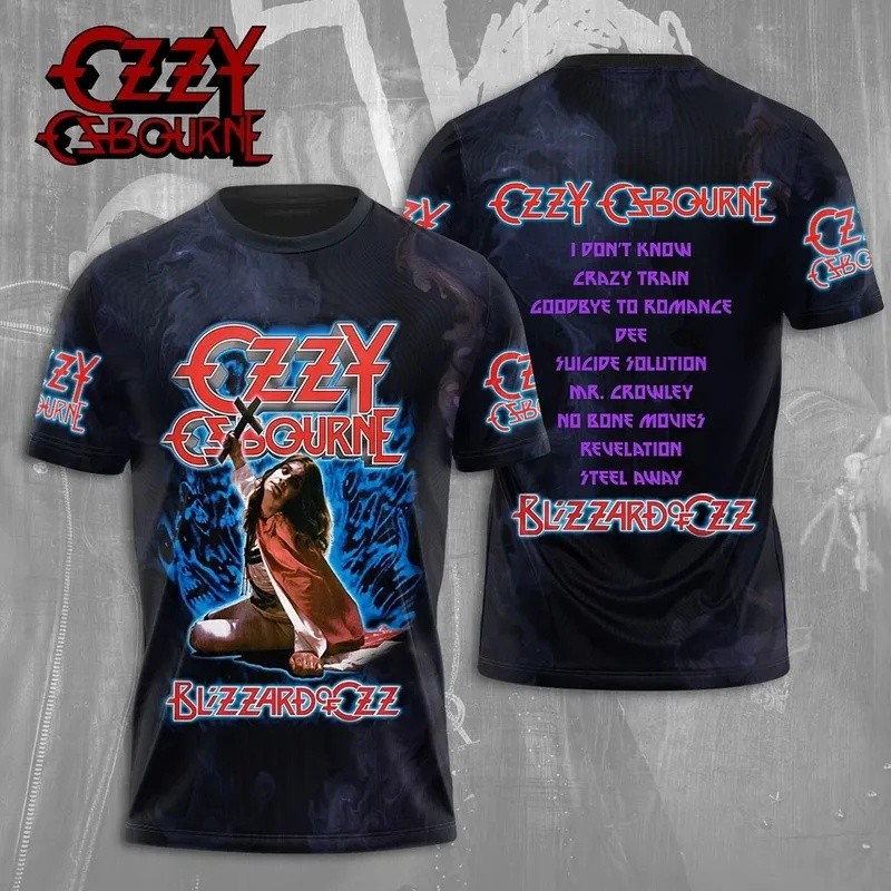 เสื้อยืด Black Sabbath x Ozzy Osbourne Reunion ไซส์ S–5XL รุ่น B355