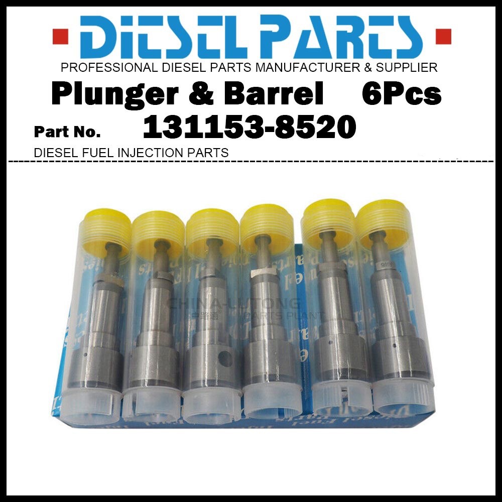 ชุดลูกสูบและถัง 6 ชิ้น A764 131153-8520 สําหรับ HINO 500 Ranger J08C