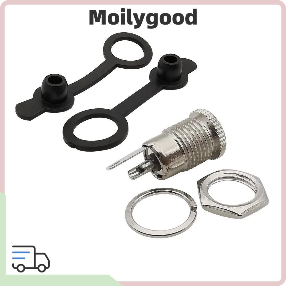 MOILYTH DC Jack Adapter, โลหะคุณภาพสูง DC Power หญิงซ็อกเก็ตแจ็ค, DC-099 5.5 x 2.1 มม.ทนทาน DC-099 ป