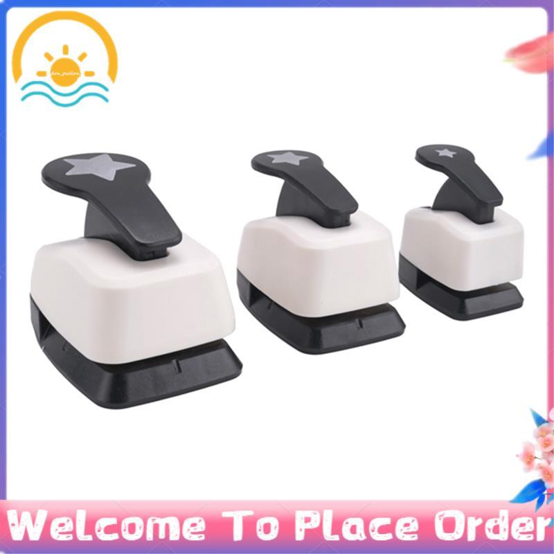 3 ชิ้น Star Hole Punch, Star Punch, Star Paper Punch, White & Hole Puncher, Star Punch สําหรับงานฝีม