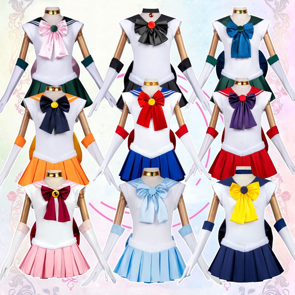 เซเลอร์มูน cos เสื้อผ้า Tsukino Bunny Tsukiyue Hare Mizuki Neptune ชุดคอสเพลย์เต็มรูปแบบ